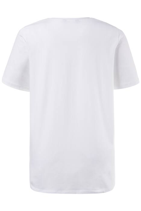 Eiffle Tower Front Print Classic Fit Cotton Stretch Tee