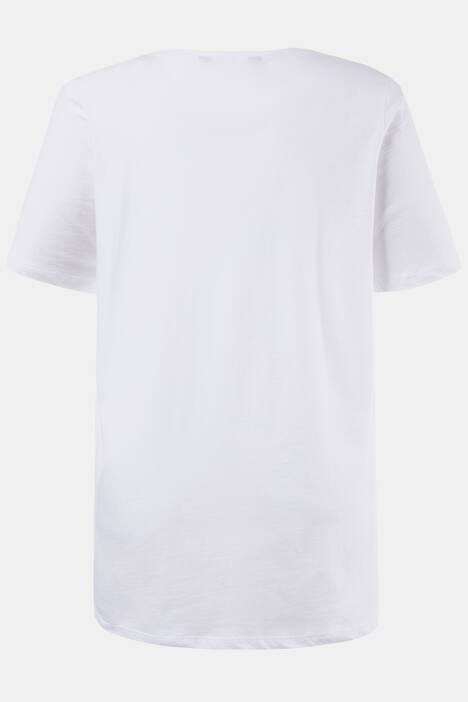 T-Shirt, Schriftmotiv, Rundhals, Elasthan