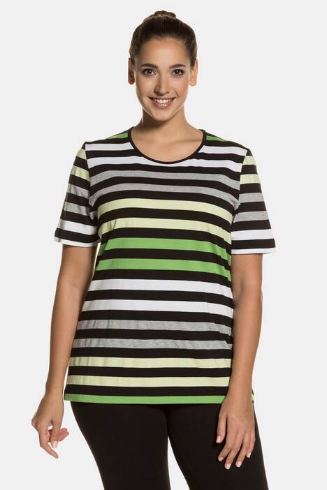 Ringelshirt, Rundhalsausschnitt, reine Baumwolle