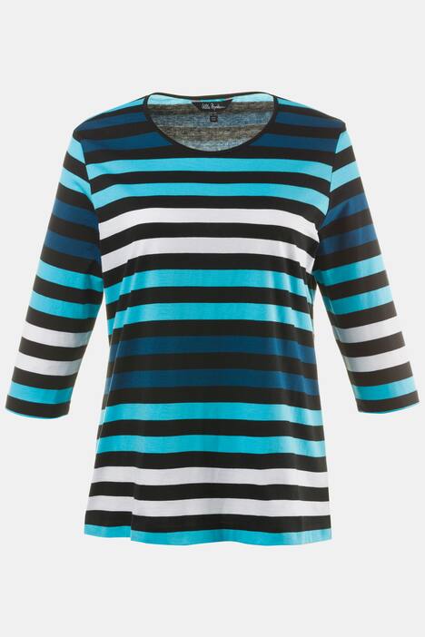 Ringelshirt, Rundhalsausschnitt, reine Baumwolle