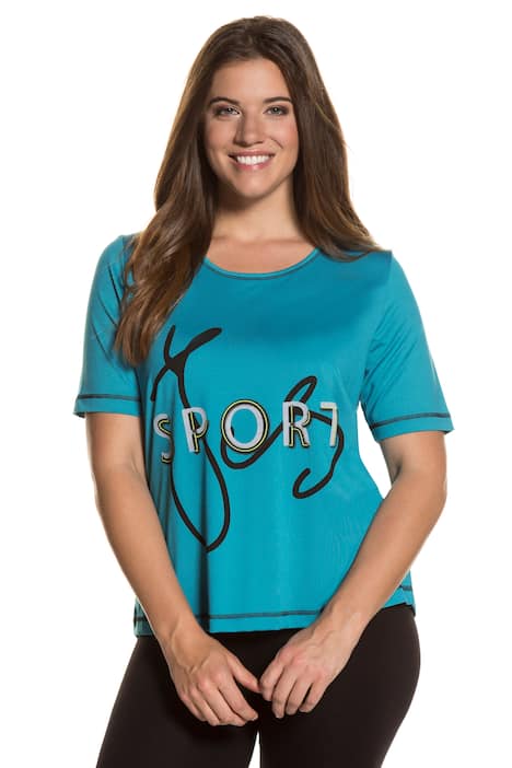 Funktionsshirt, schnelltrocknend, Schriftmotiv