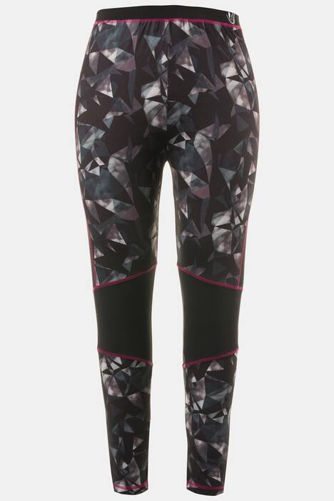Funktions-Leggings, schnelltrocknend, gemustert