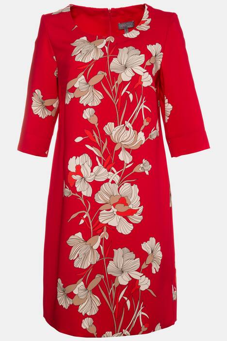 Kleid, Blüten-Design, 3/4-Arm, Selection