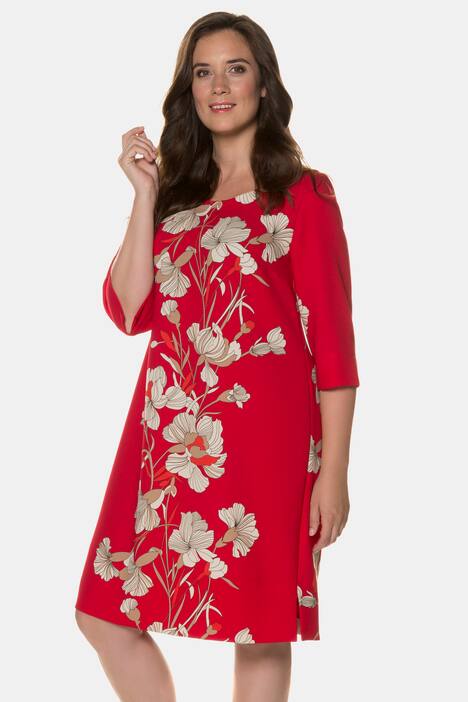 Kleid, Blüten-Design, 3/4-Arm, Selection