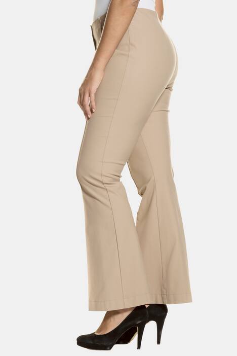 Bootcut-Hose, Biesen, ausgestellter Saum, Selection