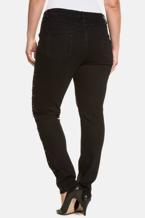 Jeans Mia, Destroy-Effekte, 5-Pocket-Form, Ziernieten