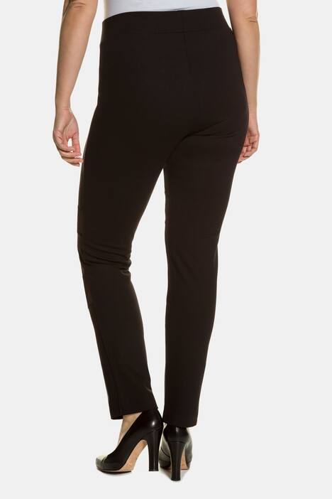 Stretchhose, Sienna, schmales Bein, transparente Mesheinsätze, Elastikbund