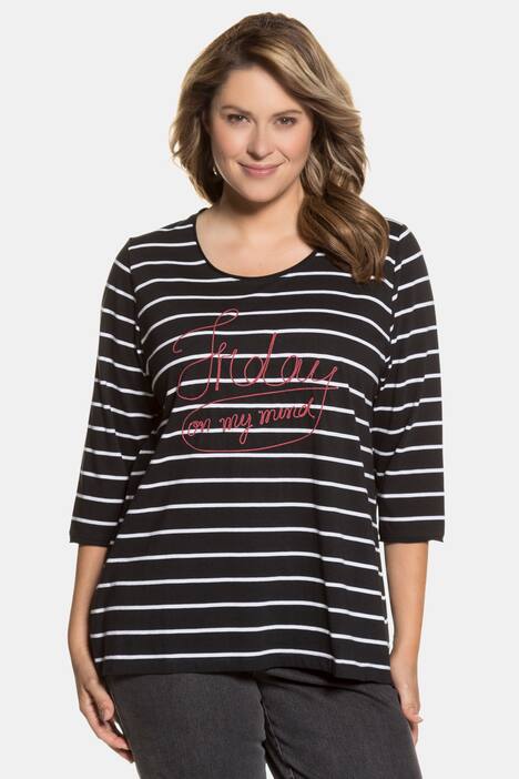 Shirt, Schriftstickerei 'Friday on my mind', Baumwolle