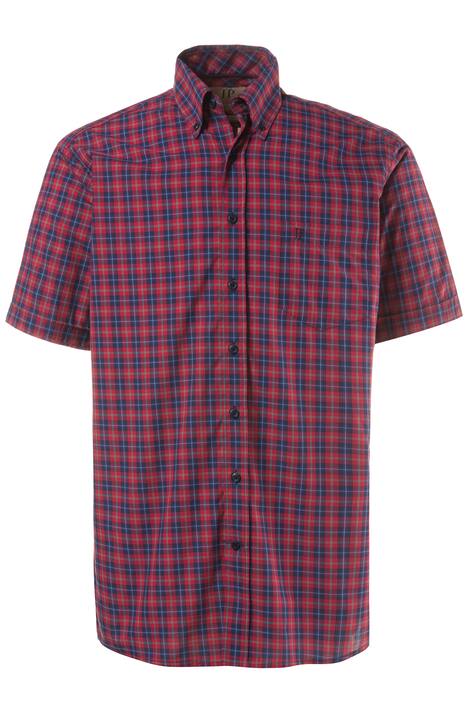 Summmer Plaid Short Sleeve Comfort Fit Cotton Shirt