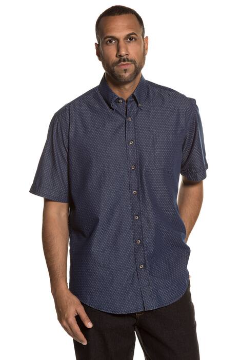Halbarm-Hemd, Buttondown-Kragen, Modern Fit