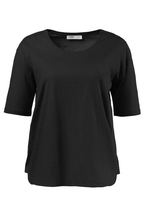 Eco Cotton Woven Inset Short Oversized Fit Tee