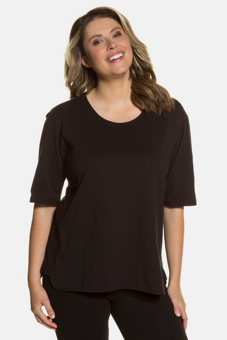 Eco Cotton Woven Inset Short Oversized Fit Tee