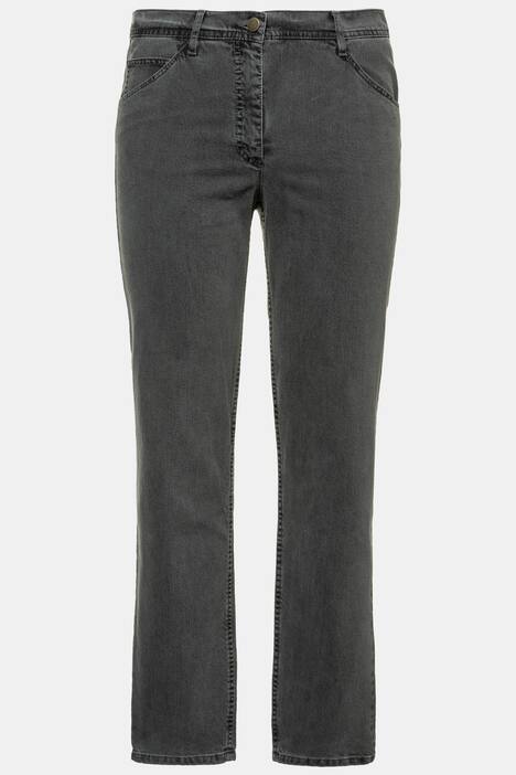 Jeans, gerades Bein, Stretchdenim, 5-Pocket, PURE