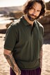 Polo en piqué à manches courtes, coupe ventre confort, collection Basic - du XXL au 10 XL