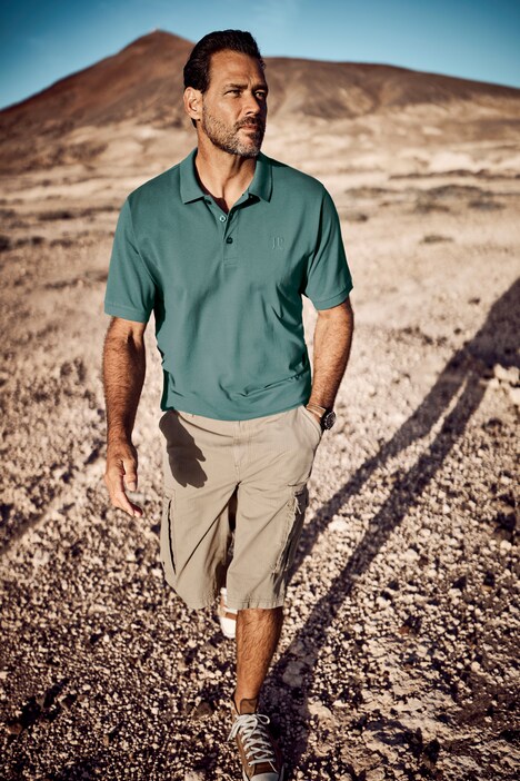 Poloshirt, Bauchfit, Basic, Halbarm, Piqué, XXL bis 10XL