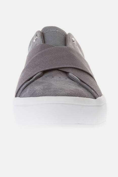 SKECHERS, Sneaker, SlipOns, Memory-Foam-Sohle, Veloursleder, Weite H