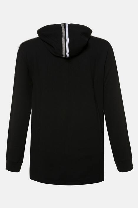 Double Stripe Zip Front Sweatshirt Jacket