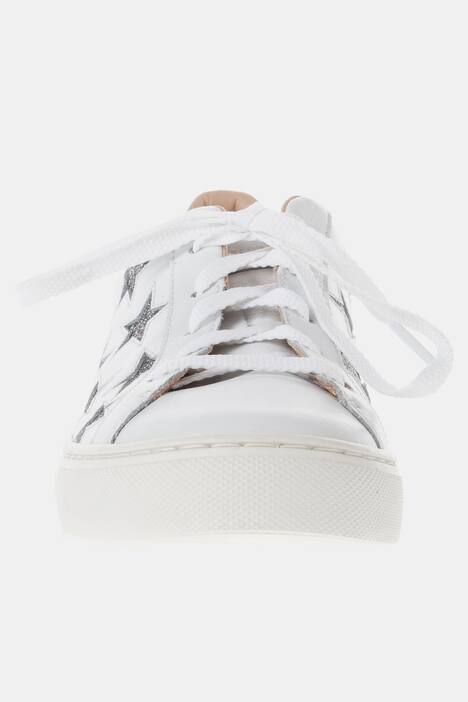 Leder-Sneaker, Sterne, atmungsaktives Lederfutter