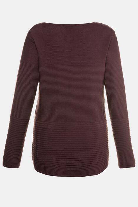 Pullover, Strukturstreifen-Mix, lange Ärmel