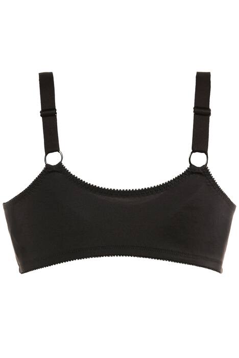 2 Pack of Comfort Bras - Floral, Black