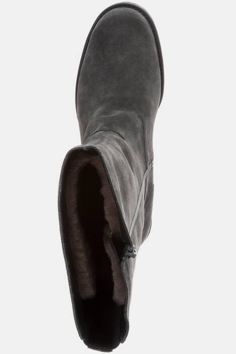 Stiefel, Elastikeinsätze, Veloursleder, Weite H