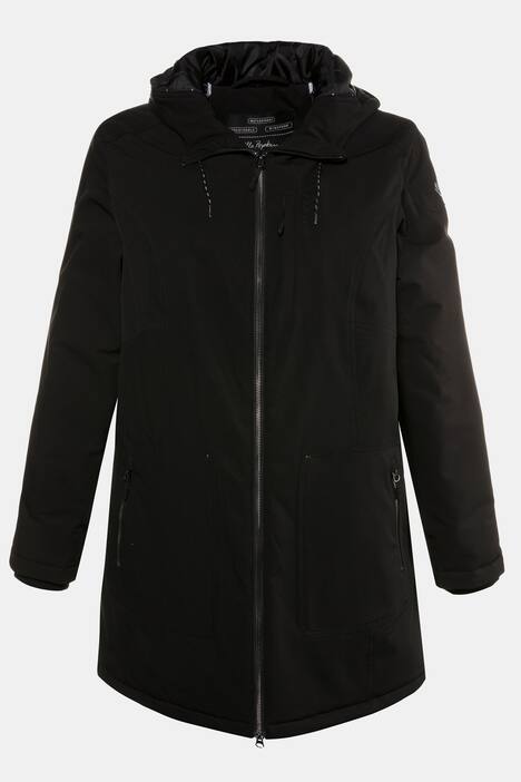 Softshell-Longjacke, wasserabweisend, Kapuze