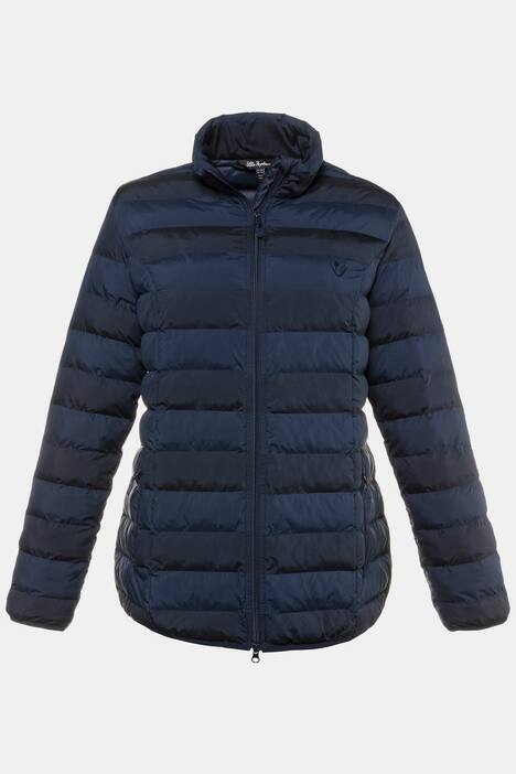 Steppjacke, wasserabweisend, Blockstreifen
