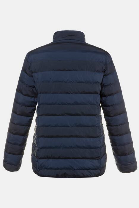 Steppjacke, wasserabweisend, Blockstreifen