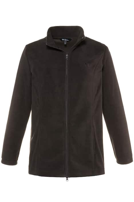 Basic Comfort Zip Long Sleeve Fleece Jacket