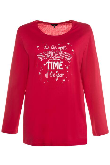 Pyjama, Schriftmotiv, Tannenbäume, bis Gr. 66/68