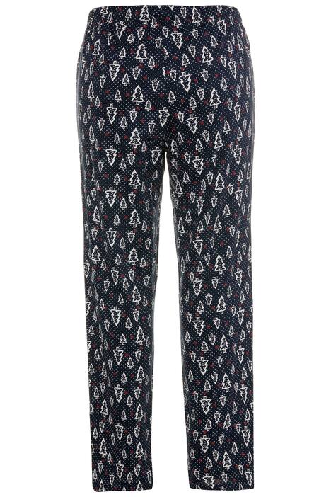 Pyjama, Schriftmotiv, Tannenbäume, bis Gr. 66/68