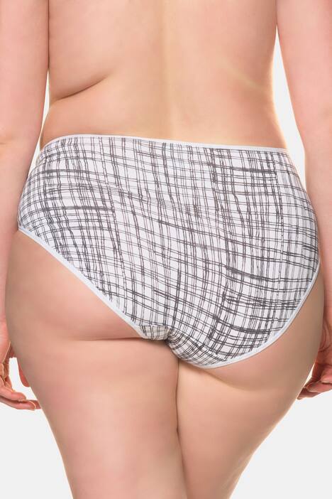 5 Pack of Stretch Cotton Panties - Black & White