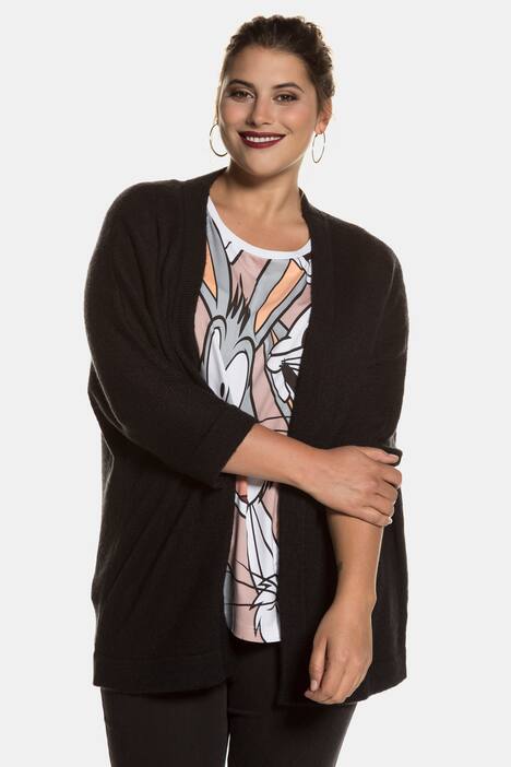 Cardigan, kuschelweich, Oversized, offene Form