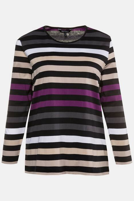 Ringelshirt, Rundhalsausschnitt, reine Baumwolle