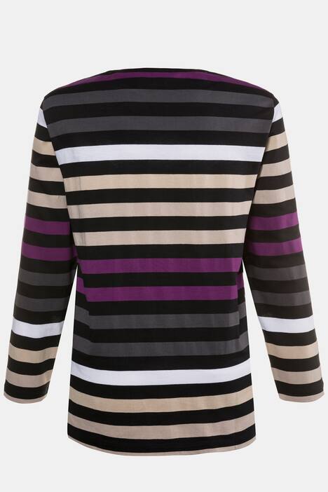 Ringelshirt, Rundhalsausschnitt, reine Baumwolle