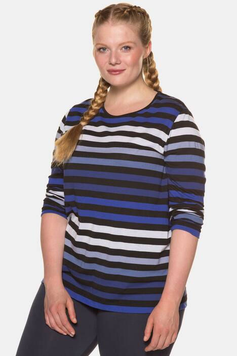Shirt, Ringel, Rundhalsausschnitt, reine Baumwolle