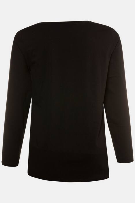 Shirt, Glitzerdruck, Vogelmotiv, Elasthan