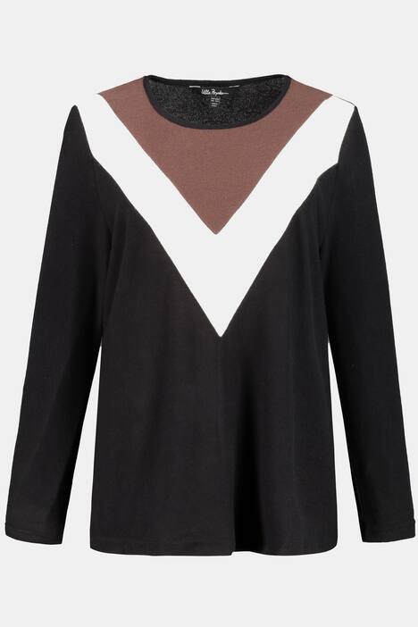 Sweatshirt, dreifarbig, extraweich