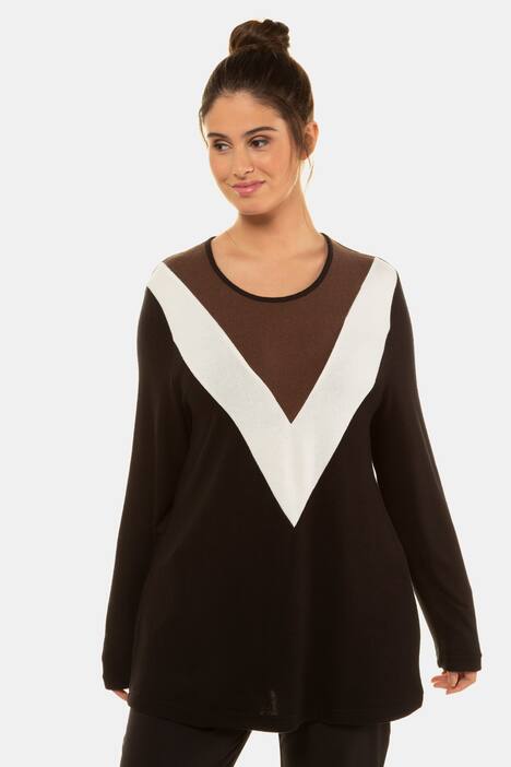 Sweatshirt, dreifarbig, extraweich