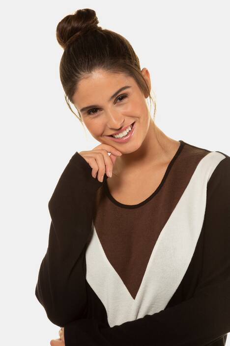 Sweatshirt, dreifarbig, extraweich