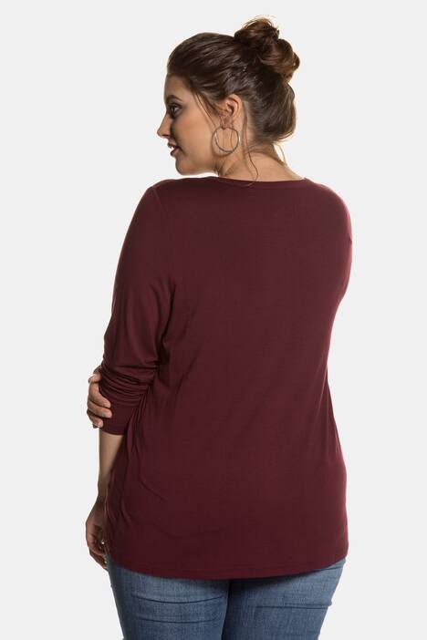 Shirt, kurze Knopfleiste, leichtes Gewebe, Elasthan