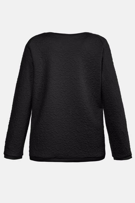 Sweatshirt, feine Struktur, sportive Passform