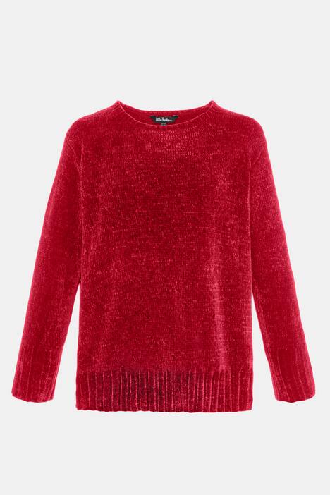 Pullover, Rollkragen abnehmbar, weicher Chenillestrick
