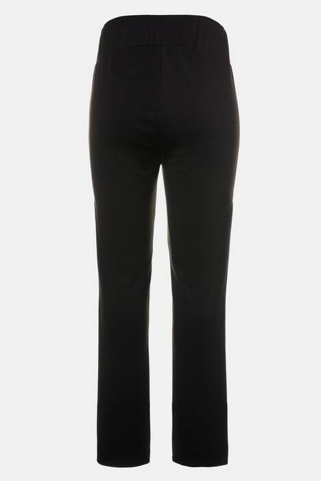 Zip Pocket Elastic Waist Stretch Knit Sienna Fit Pants