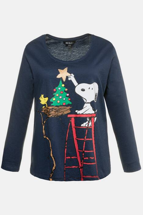 Shirt, Snoopy-Weihnachtsmotiv, Regular, Langarm