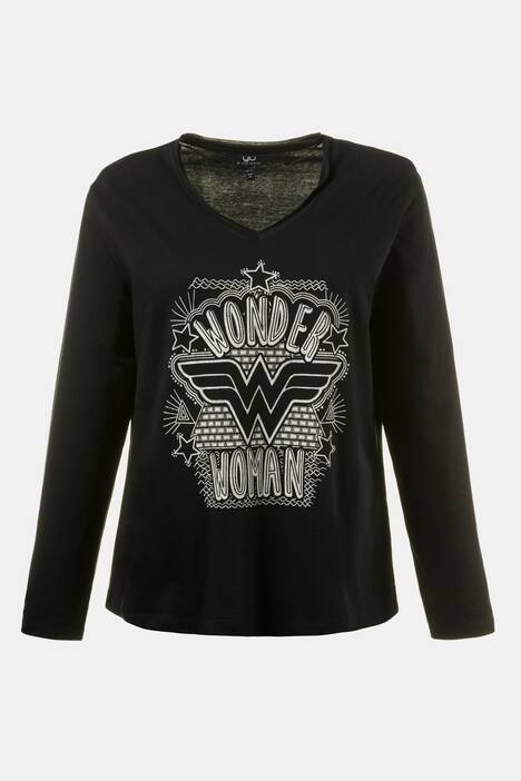 Wonder Woman Metallic Regular Fit Cotton Tee