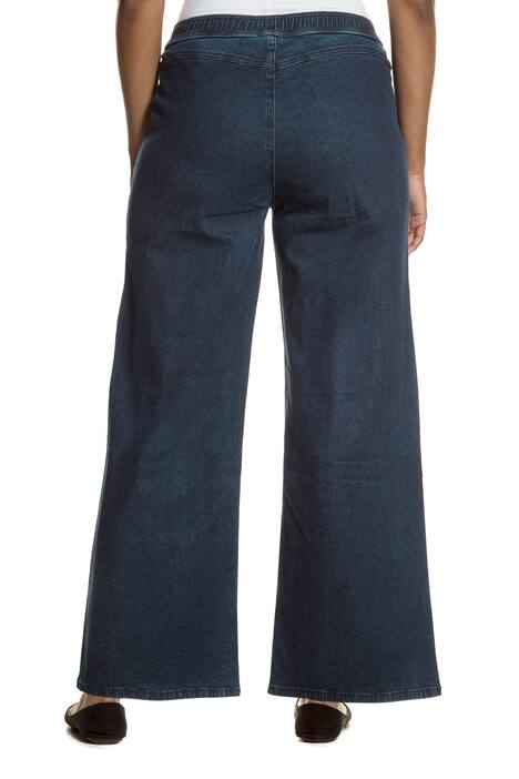 Stretch Comfort Marlene Wide Leg Denim Waist Jeans