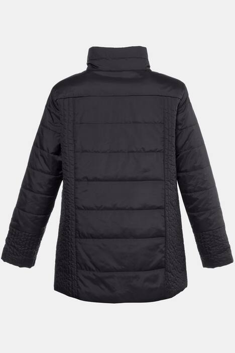 Steppjacke, Stehkragen, 2-Wege-Reißverschluss