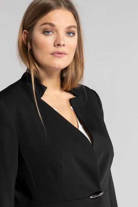 Decorative Button Long Sleeve Blazer