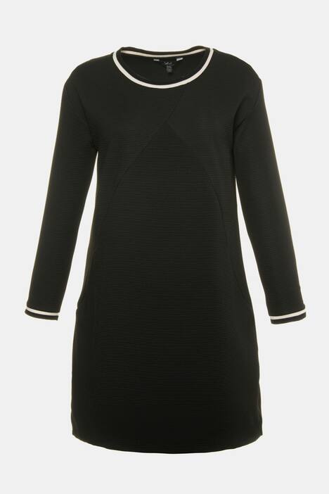 Jerseykleid, leicht oversized, überschnittene Schulter